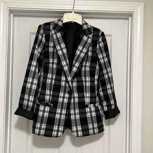 Plaid Blazer